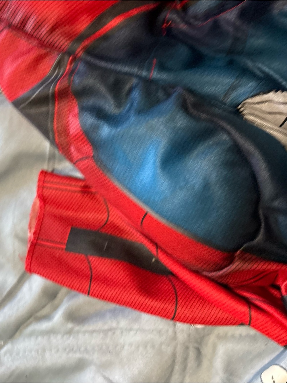 Marvel Red and Blue Spider Muscle Kids Superhero Costume - Picture 7 of 10